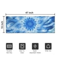 thumbnail image 5 of Blue Burst Pattern Door Rugs,Washable Non Slip Door Mats Indoor,Decorative Door Mats,Entry Mat Indoor for Entrance,Bedroom,Kitchen,Bathroom,16"x47", 5 of 6