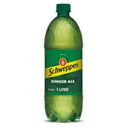 Schweppes Ginger Ale Soda, 1 L bottle
