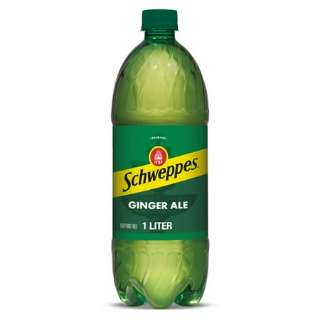 Schweppes Ginger Ale Soda, 1 L bottle