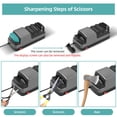 thumbnail image 3 of Sharpener Multifunctional Electric Knife Sharpener 3 Stage System Household Kitchen Knife Sharpener Tool for Straight Blade Knives Serrated Knives Scissors, 3 of 7
