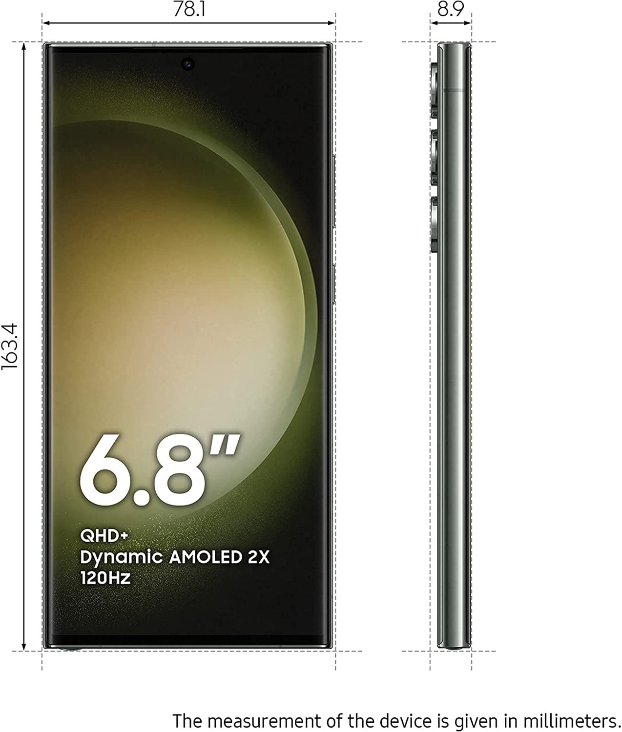Samsung Galaxy S23 Ultra - green - 5G smartphone - 512 GB - GSM -  SM-S918UZGFXAA - Cell Phones 