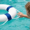 thumbnail image 3 of 20 Inch / 50cm Pool Safety Life Preserver Throw Ring Buoy- Swim Foam Rings for Swimming Pool Wall Decoration, 3 of 10