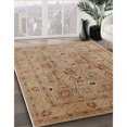 thumbnail image 2 of Ahgly Company Indoor Square Mid-Century Modern Light Brown Oriental Area Rugs, 8' Square, 2 of 6