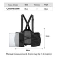 thumbnail image 3 of Lightweight Running Vest Bag Marathon Gear Breathable Mesh Hydration Vest Pack Adjustable Large Capacity Multi Pockets Chest Rig Bag Outdoor Hiking, 3 of 8