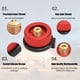 thumbnail image 1 of Convertidor de adaptador de gas Convertidor de tanque de gas para exteriores con diseño de silicona sellada Hugtrwg  Para estrenar, 1 of 7