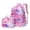 Hot Pink, variant on SUSHANG Backpack Female Clear Sweet Print Student Schoolbag Female Backpack Fashion Female Bag Two Piece Set