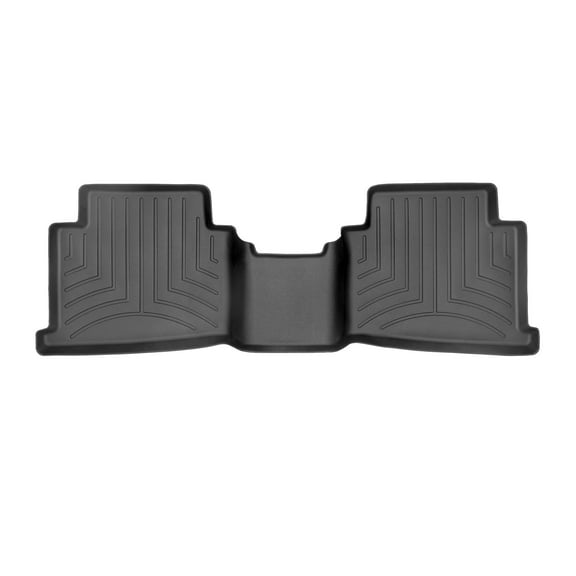 WeatherTech Custom Fit FloorLiners compatible with 2021-2026 Kia Seltos - 2nd Row, Black