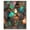 Silver Frame, variant on Stonic Rainbow Canvas Geode Art Prints by Art Remedy, Gallery Wrapped, 30 x 36