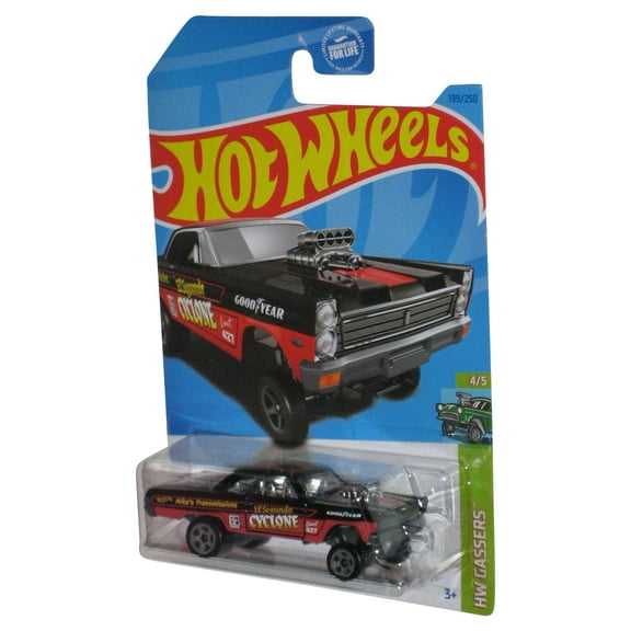 Hot Wheels HW Gassers 4/5 (2021) Black '65 Mercury Comet Cyclone Toy Car 199/250