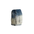 thumbnail image 2 of MAISON SCOTCH Women's Jean Ombre Boyfriend Fit Shorts, Blue, 27, 2 of 3