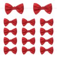 thumbnail image 1 of Uxcell 36-Pack Cintas de Raso en Forma de Lazo, Cintas de Lazo de 3x3.6 Pulgadas para Manualidades DIY/Productos de Panadería [Rojo], 1 of 6