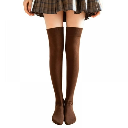 

Kids Teen Thigh High Socks Extra Long Knee-High Knit Warm Thick Tall Long Boot Stockings Leg Warmers for Daily Wear