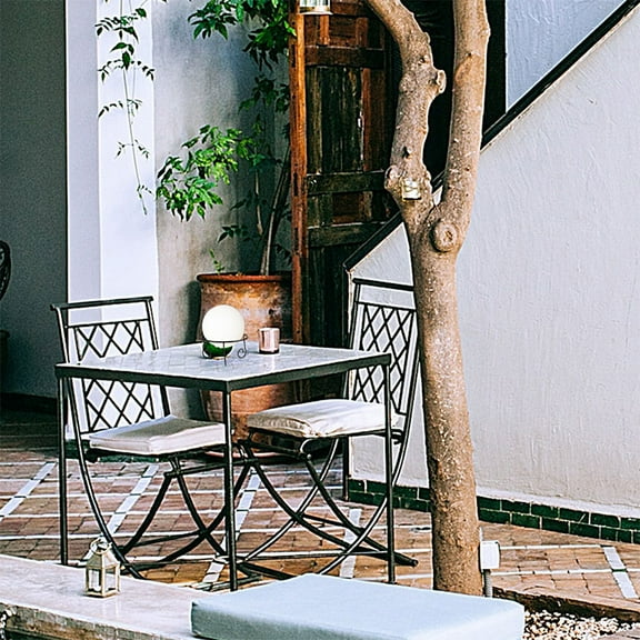 OUNONA Gazing Ball Stand Ball Rack 17.50X17.50X10.00CM Black