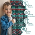 thumbnail image 3 of Blackout Kids Curtains,Turquoise Boho Tribal Triangles and Arrows Pattern Childrens Insulated Curtains Set Of 2,Bedroom Essentials,Toddler Room Decor 52x63in(132x160cm), 3 of 5