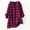 c01Pink, variant on (S-5XL)Women's Plus Size Flannel Shirts Plaid Long Sleeve Button Down Shacket Casual V Neck Oversized Tops Spring Fall Clothes Purple XXXL