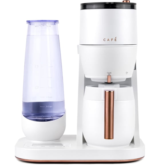Café Specialty Grind and Brew Cafetera, jarra térmica de una sola porción a 10 tazas, con molinillo de granos incorporado y depósito de agua extraíble de 75 oz, WiFi y conexión inteligente, certificad