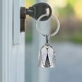 thumbnail image 3 of Luck Riding Bell Motorcycle Guardian Angel Wings Lucky Exorcist Bell Keychain Good Luck Talisman Keyring, 3 of 7