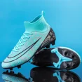 thumbnail image 4 of Botas de fútbol FG/TF para hombre, zapatos de fútbol profesionales Unisex, entrenamiento de hierba de alta calidad, deporte, ultraligero, antideslizante, 4 of 5