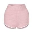 thumbnail image 4 of QLEICOM Womens Athletic Shorts, Plus Size Shorts, Basic Slip Bike Shorts Compression Workout Leggings Pants Yoga Shorts, Running Shorts, Comfy Beach Shorts, Cycling Shorts Pink M, 4 of 4