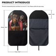 thumbnail image 7 of KUIFORTI Waterproof Car Seat Cover Towel - Non-Slip Car Seat Protector for Gym Workouts, Running, Swimming, Beach Trips, Universal Fit for Cars, SUVs, Trucks Dachshund Print, 7 of 7