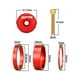 thumbnail image 3 of Espaciador de dirección de bicicleta de aleación de aluminio, herramienta de repuesto duradera para reparación de horquilla delantera Rojo, 3 of 9