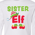 thumbnail image 4 of Inktastic Christmas Sister Elf Long Sleeve Youth T-Shirt, 4 of 5