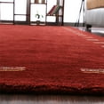 thumbnail image 2 of Rugsotic Carpets Handmade Rugs Hand Knotted Loom Rectangle 5'x8' Red Wool for Indoor Use, 2 of 9
