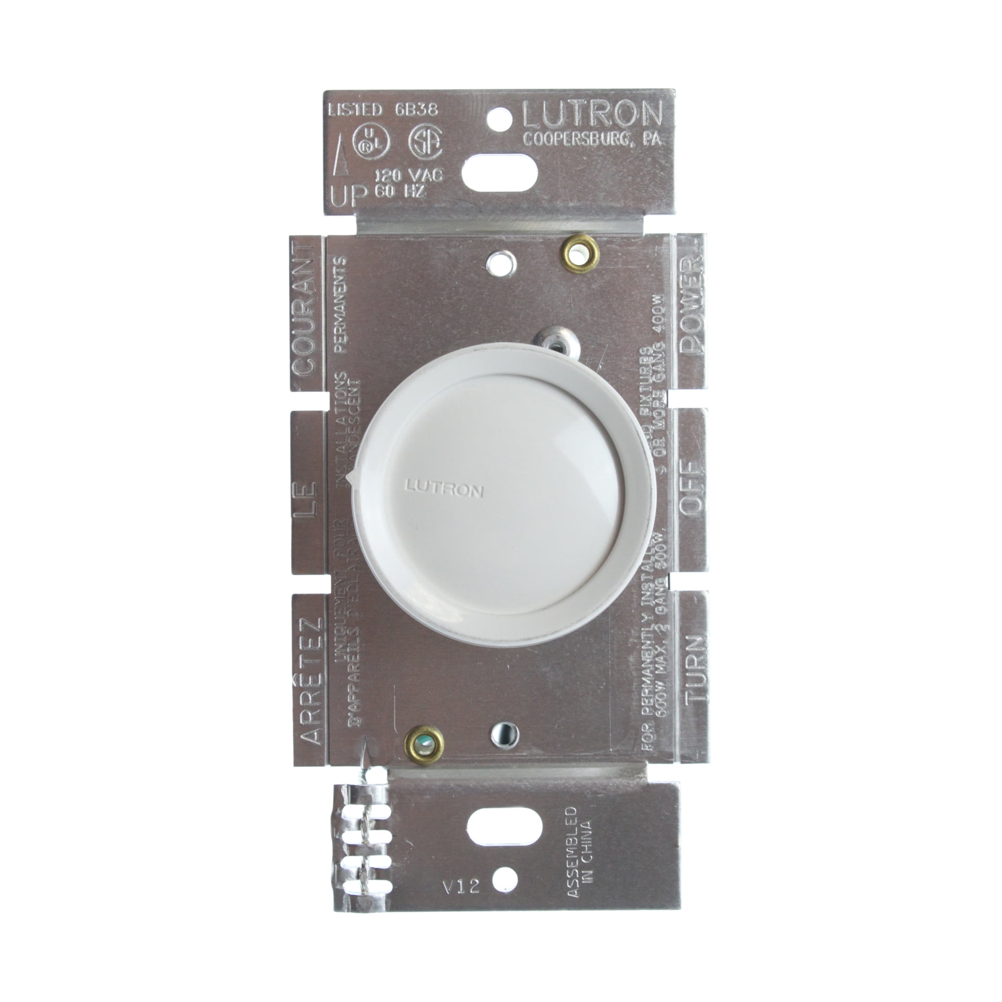 Zing Ear ZE-268S6 Ceiling Fan Switch, 3-Speed 4-Wire Pull