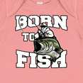 thumbnail image 4 of Inktastic Born to Fish Boys or Girls Baby Bodysuit, 4 of 5