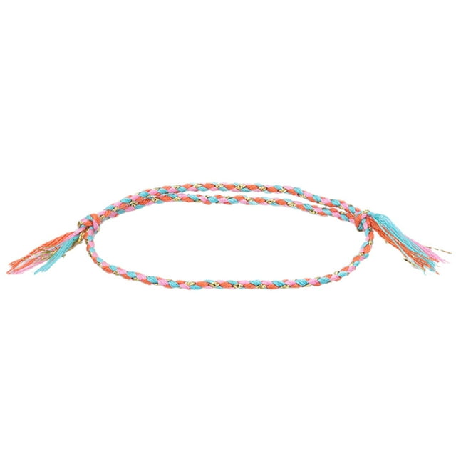 Minnieouse trenzada de punto, joyería estética ajustable, cordón de punto, pulseras bohemias de ganchillo, regalo, accesorios para chicas Ropa, zapatos y accesorios Miscelánea tipo 4 Minnieouse AP010277-04