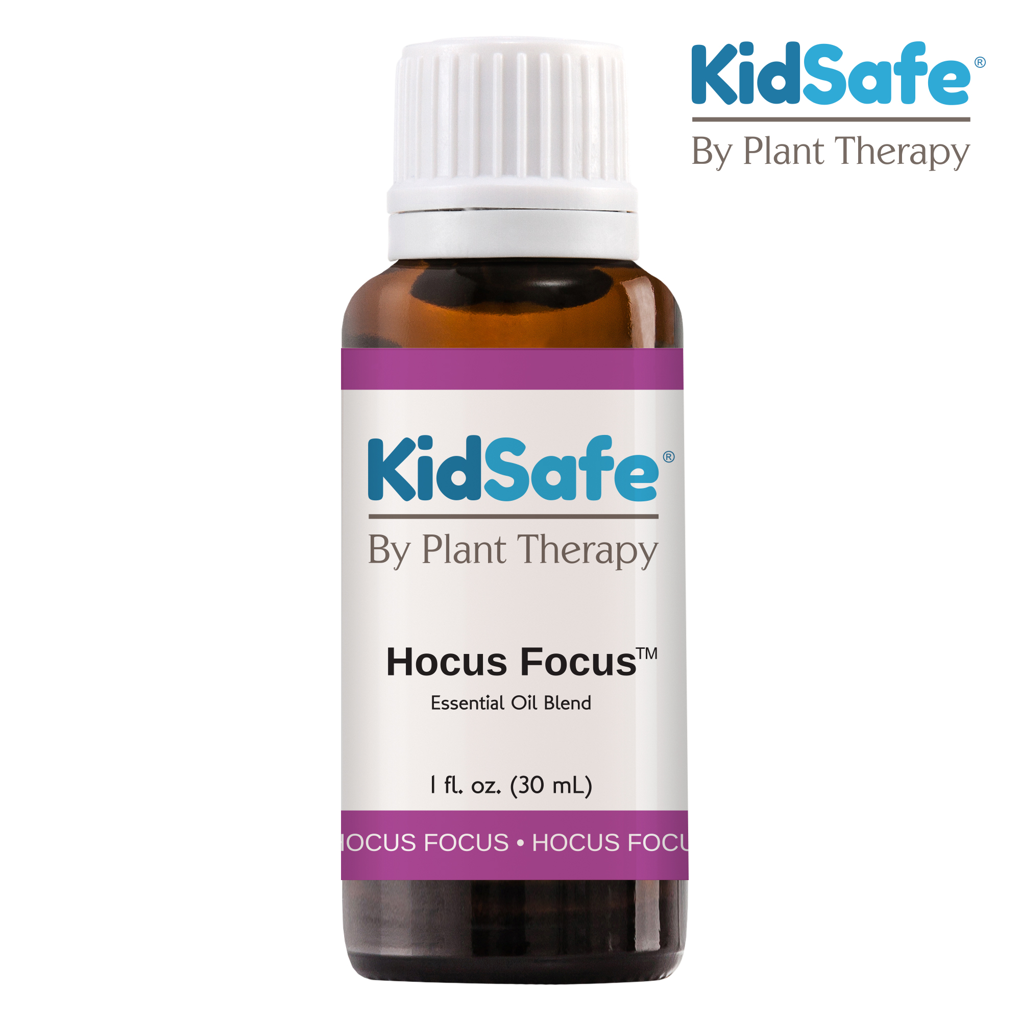 Plant Therapy KidSafe Hocus Focus Essential Oil Blend 30 mL (1 oz) Pure