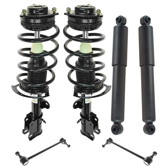 6 Piece Suspension Kit Complete Strut & Spring Assemblies w/ Sway Bar End Links SKA34365