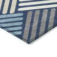 thumbnail image 3 of Addison Rugs Chantille Indoor/Outdoor Transitional Geometric Navy Machine Washable Rectangle Rug, 3' x 5', 3 of 8