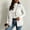 White, variant on Daiosportswear Women's Vest Button Down Plus Size Hoodie Sleeveless Solid Color Casual Loose Sweatshirts Jacket with Pockets White