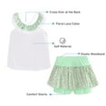LittleSpring 2 Piece Outfits for Little Girl Size 78 Backless Tank Top