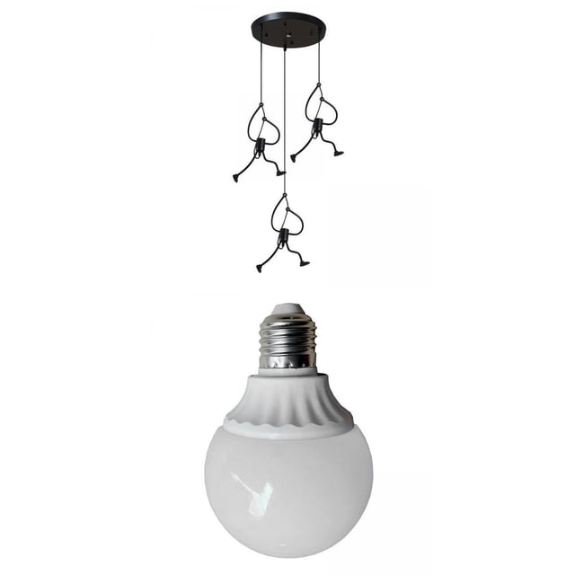 Luces Colgantes de Hierro Iluminación Colgante de Cuerda Ajustable Sunnimix iluminación de techos