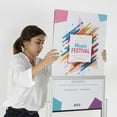 thumbnail image 4 of M&T Displays Eco Info Board, Floor Standing Heavy Duty Poster Sign Holder, Double Sided, Advertising Display, 4 of 10