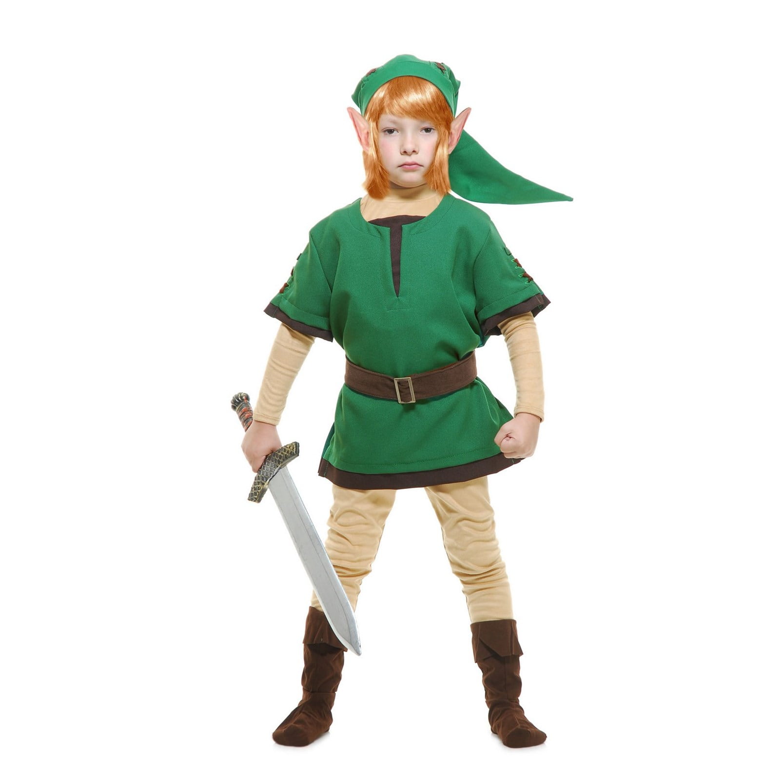 Childs Link The Legend of Zelda Elf Classic Boys Costume  X-Large 12-14