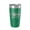 Green, variant on Fluent in Sharkasm Tumbler Sarcasm Travel Mug Funny Gift Insulated Laser Engraved Coffee Cup 20 oz White