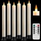 thumbnail image 1 of Velas LED sin llama para ventana Da de 24,4 cm con batería, control remoto y temporizador, paquete de 6, 1 of 6