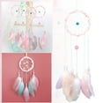2PCS Farmhouse Wreath, Dream Pendant Wall Decor Crystal Stone Handmade