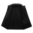 thumbnail image 3 of Chaleco DUOFIER para hombre, casual, ligero, para trabajo al aire libre, color negro-M, 3 of 7