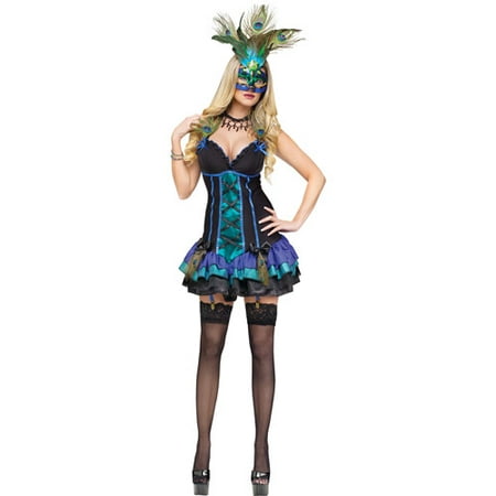 Midnight Peacock Adult Halloween Costume