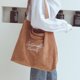 thumbnail image 5 of Bolso bandolera de pana para mujer, bolso universitario informal, versátil y de gran capacidad, 5 of 8