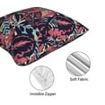 thumbnail image 4 of Throw Pillow Covers, Banana leaves_D Soft Square Pillow Cases with Invisible Zipper for Couch Bed Sofa, Farmhouse Fall Home Decor 20"x20", 4 of 7