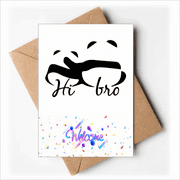 Panda Companion Companion Comfort Welcome Back Greeting Cards Envelopes Blank