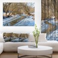 thumbnail image 1 of Blue Sunny Day in Winter Landscape - Landscape Artwork Canvas, 1 of 3