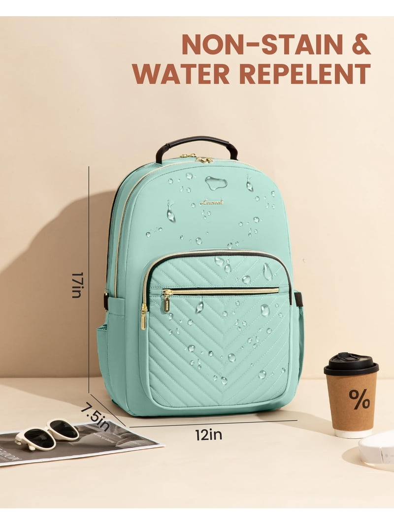 LOVEVOOK Laptop Backpack for Women with Giant Tumbler Holder 