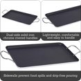 thumbnail image 2 of Imusa Double Burner Griddle Non-Stick 20-Inch, Black, 2 of 9