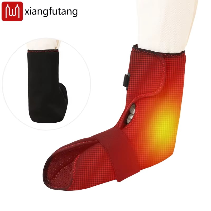 Electric foot vibration heating massager
